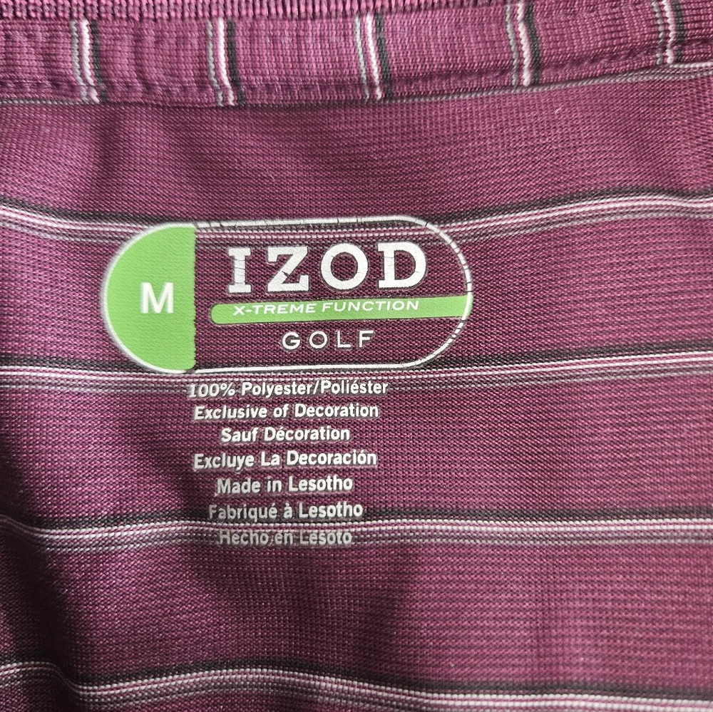 Izod X-Treme Function Golf Long Sleeve Shirt Mens Size Medium